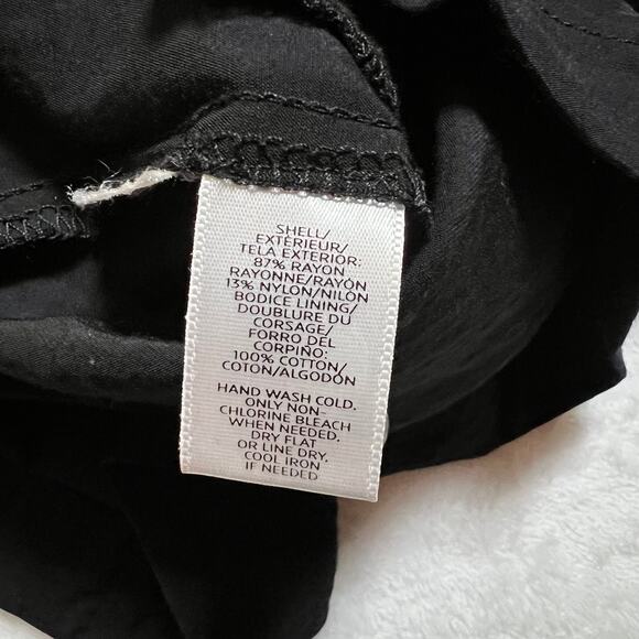 Ann Taylor LOFT Sleeveless V-Neck Surplice Romper Size 4 Neutral Minimalist - Picture 9 of 14